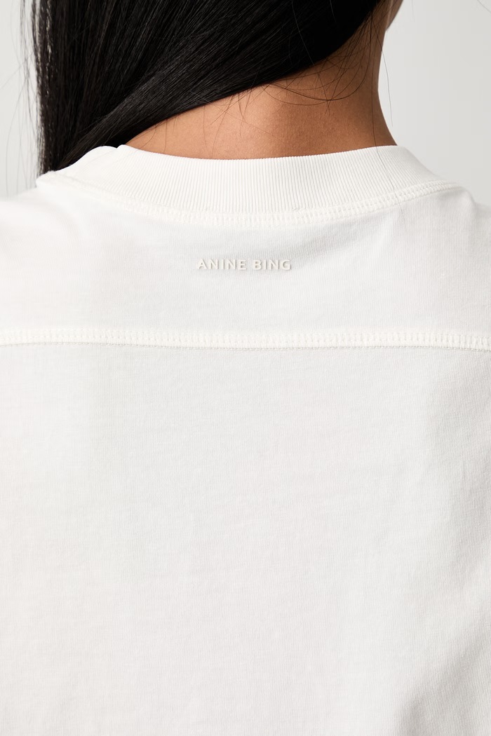 Anine Bing JAYLIN T-shirt bawełniany damski A.08.12695.WKHA3