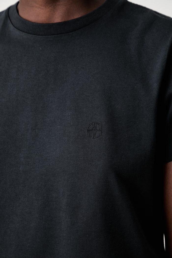 Anine Bing SHELLEY T-shirt bawełniany damski A.08.12680.BLK26