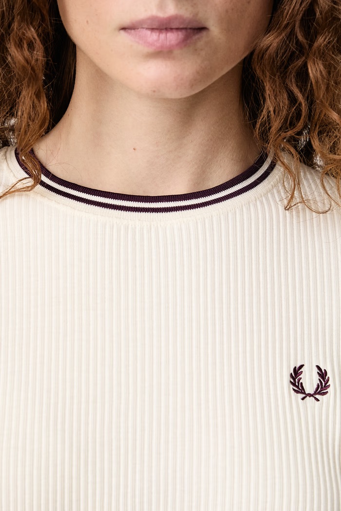 Fred Perry T-shirt damski z bawełną G3165.560