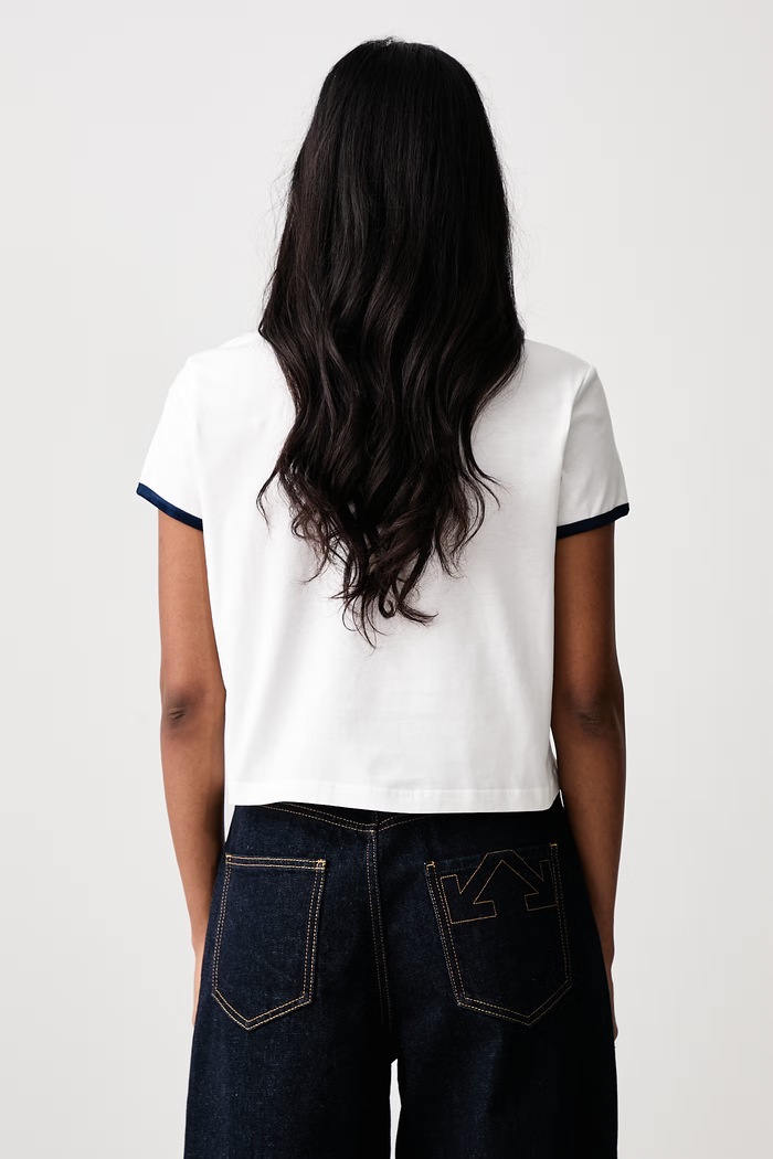 Odzież Fred Perry T-shirt damski bawełniany G3168.129 biały