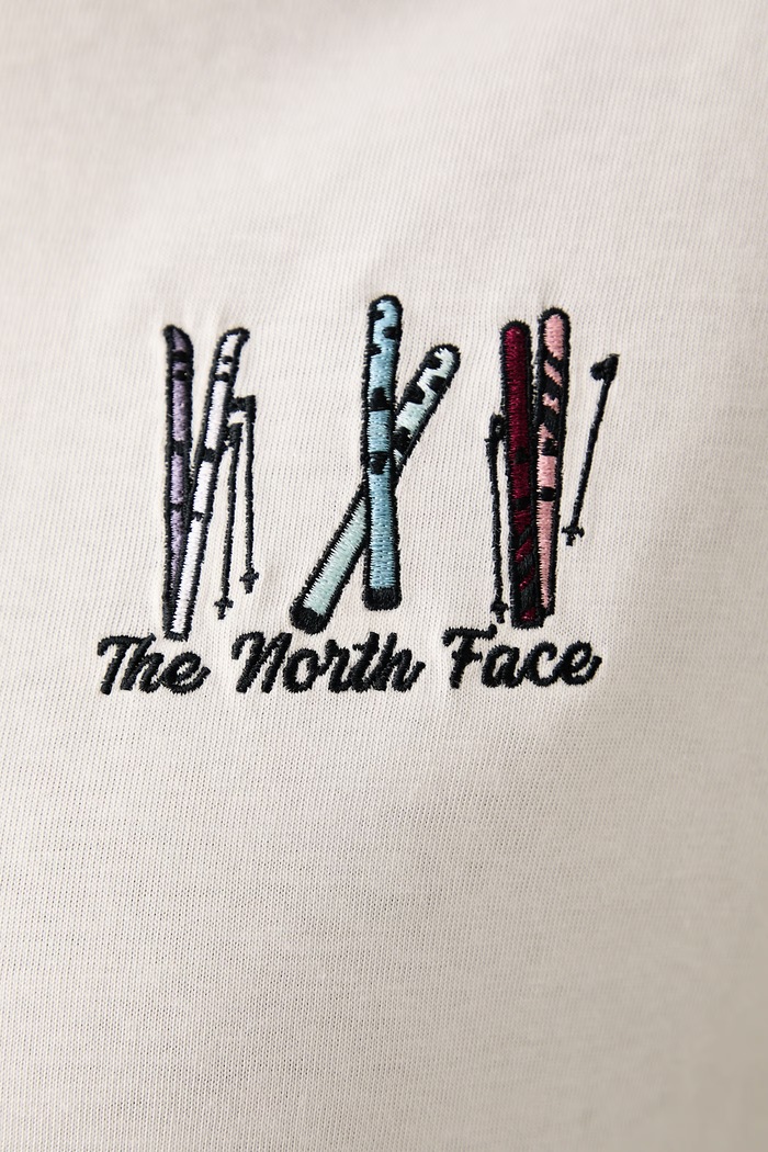 Kratka majica ženska bombažna Ski Embro The North Face bež NF0A8JAPQLI1