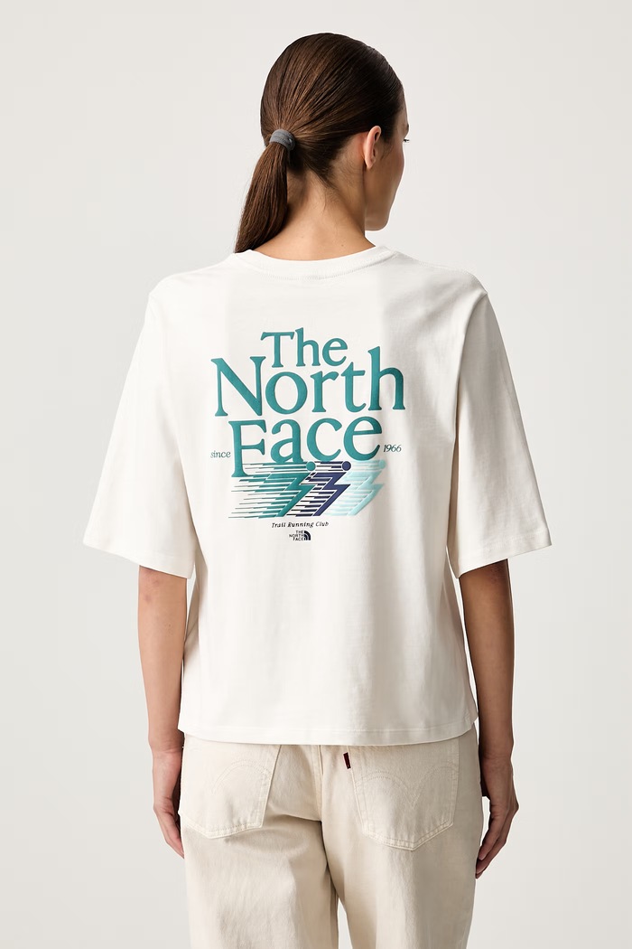 Ρούχα The North Face t-shirt γυναικείο βαμβακερό Retro NF0A8JAHQLI1 μπεζ