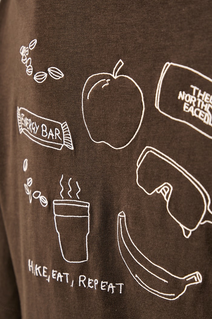 The North Face t-shirt γυναικείο βαμβακερό Hike Picnic NF0A8JABNMF1 καφέ