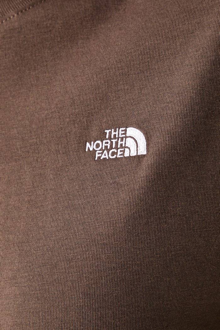 T-shirt damski bawełniany Essential The North Face brązowy NF0A8H711OI1
