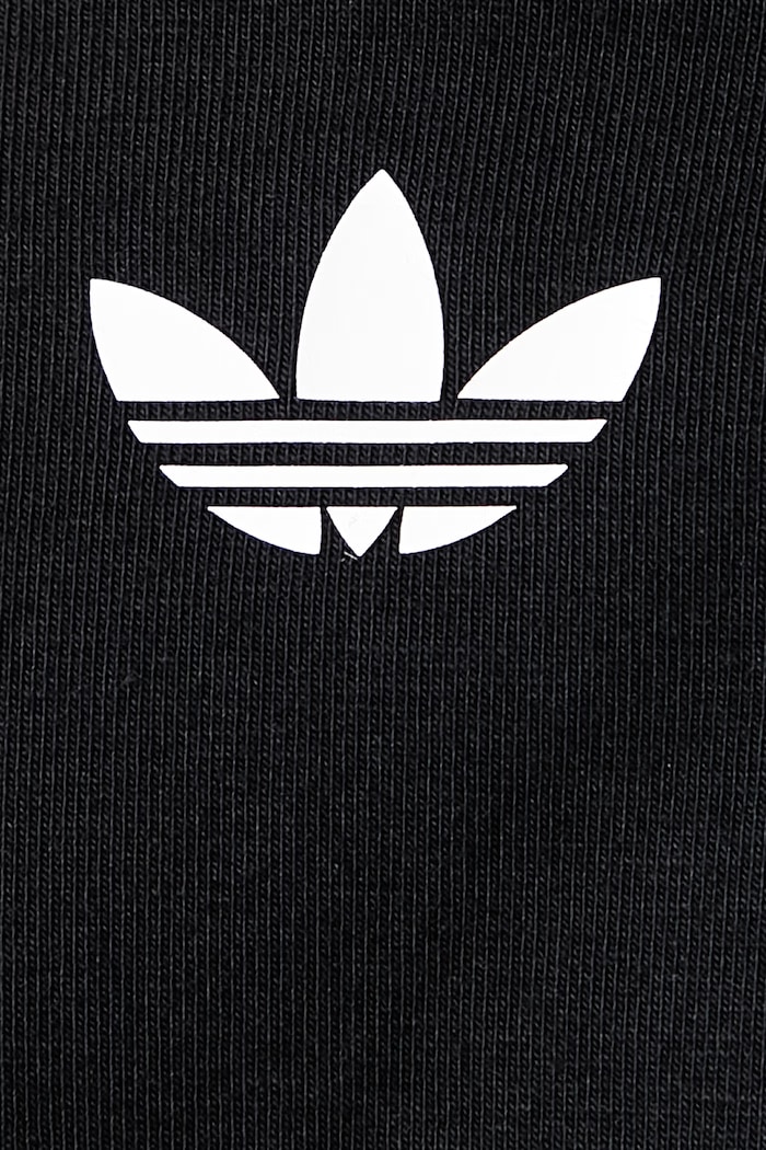 T-shirt damski z bawełną adidas Originals czarny LD5341