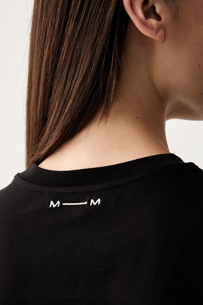 MM by Max Mara T-shirt damski bawełniany MMLEXPLOIT 2626946017600 czarny