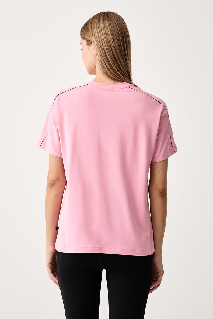 Odzież On T-shirt damski Focus 1WF10395289 różowy
