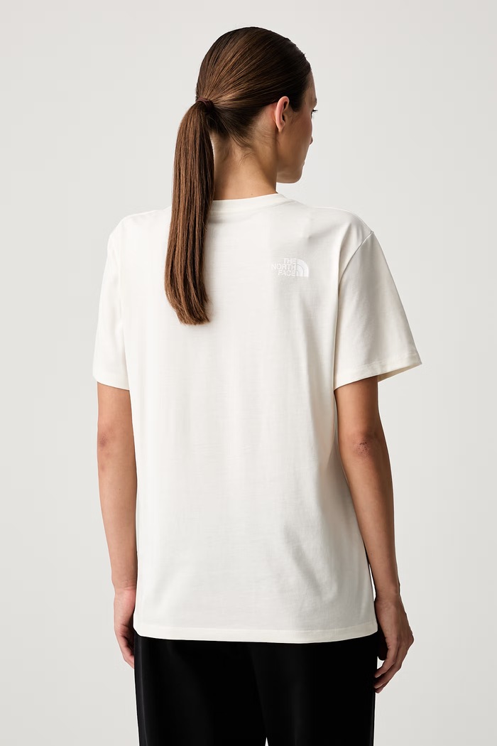 Ρούχα The North Face t-shirt γυναικείο με βαμβάκι EVOLUTION NF0A8B6UUBO1 μπεζ