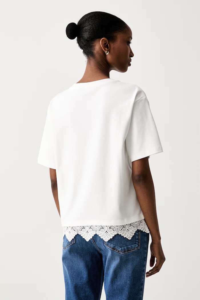 Odzież Weekend Max Mara T-shirt damski bawełniany WKDSALA 2625976051600 biały
