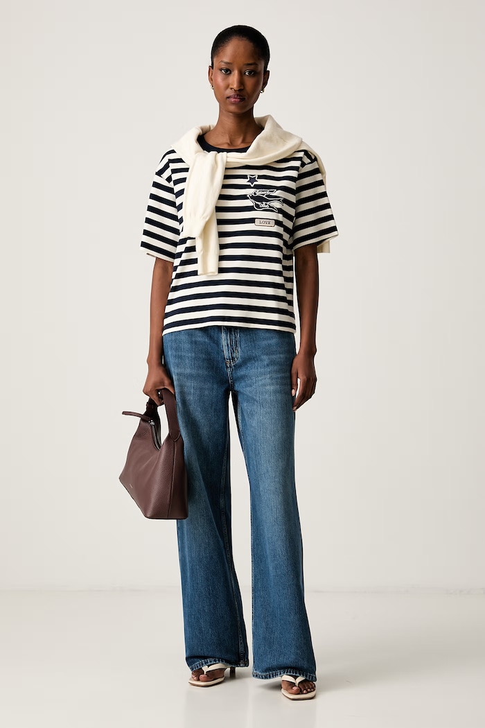 Weekend Max Mara tričko dámske bavlnené WKDSALA 2625976051600 tmavomodrá AW26