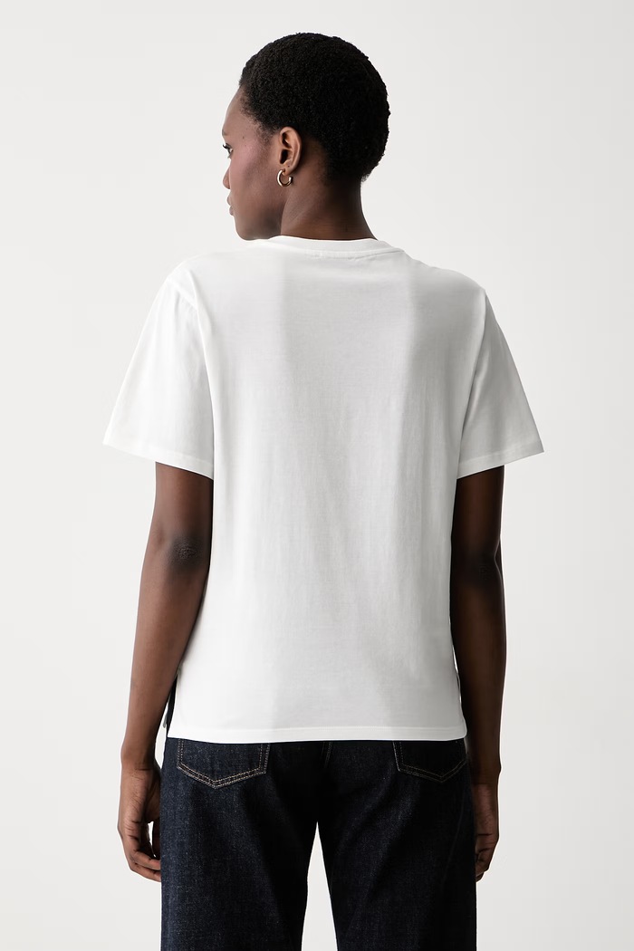 Odzież Weekend Max Mara T-shirt damski bawełniany WKDVENACO 2625976031600 biały