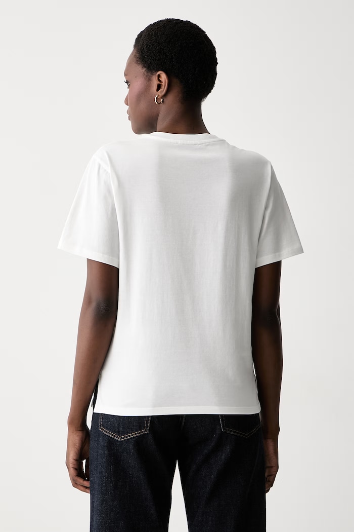 Odzież Weekend Max Mara T-shirt damski bawełniany WKDVENACO 2625976031600 biały