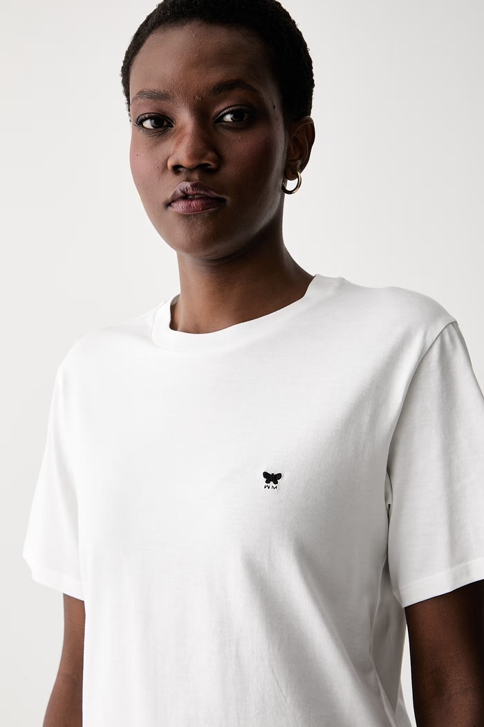 Weekend Max Mara T-shirt damski bawełniany WKDVENACO biały 2625976031600