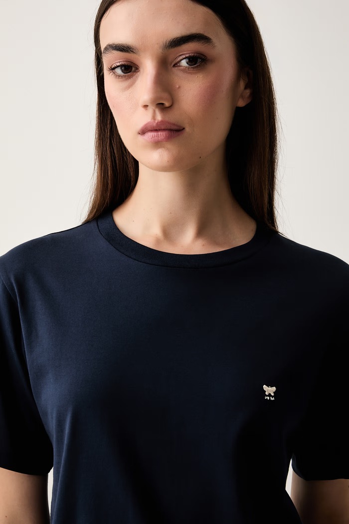 Weekend Max Mara t-shirt da donna in cotone WKDVENACO blu navy 2625976031600