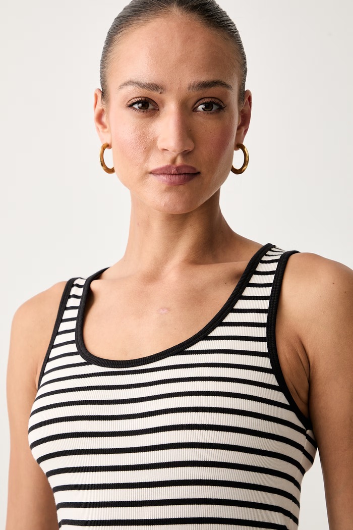 Weekend Max Mara top damski bawełniany z elastanem WKDMULTIK czarny 2625946011600