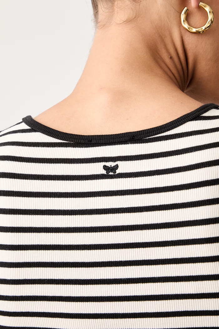 Weekend Max Mara top damski bawełniany z elastanem WKDMULTIK 2625946011600 czarny