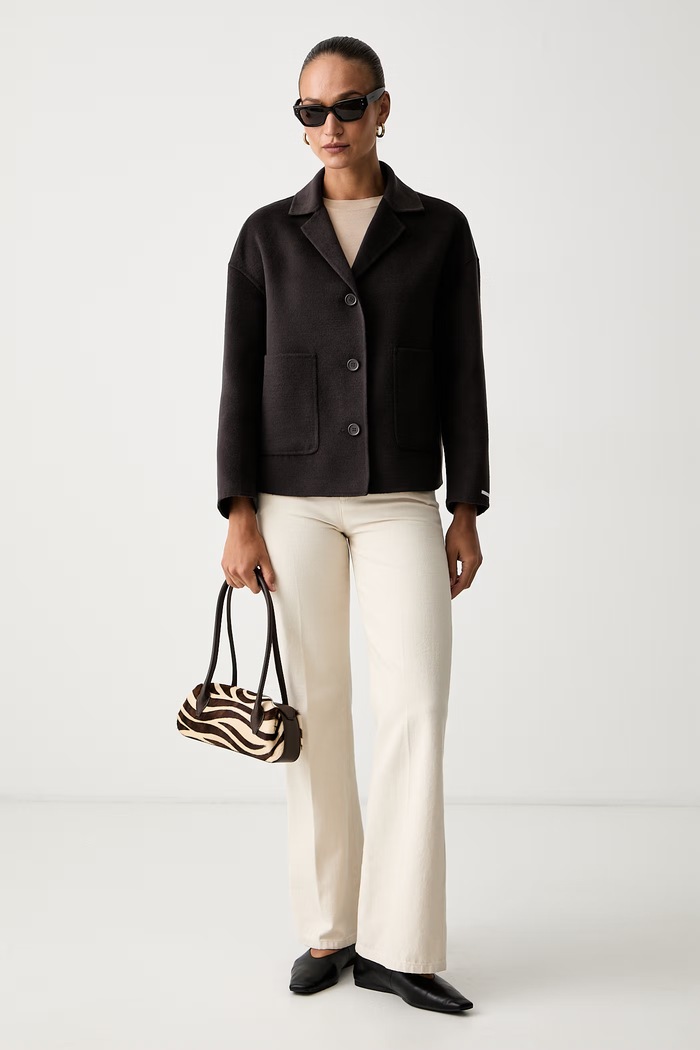 Weekend Max Mara T-shirt swetrowy damski z wełną WKDTAPIOCA 2625366111600 beżowy AW26