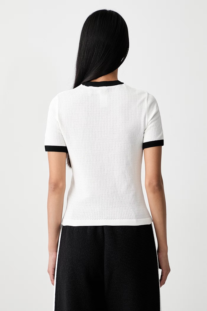 Odjeća adidas Originals Mesh Cali majica za žene KQ5830 bijela