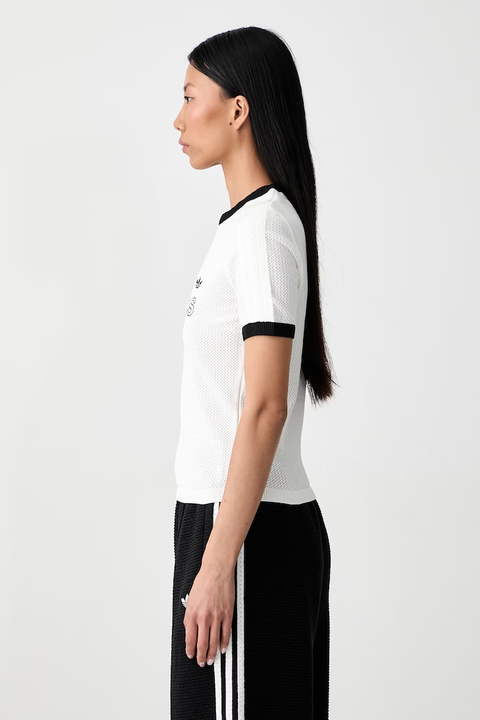 adidas Originals Mesh Cali majica za žene bijela KQ5830