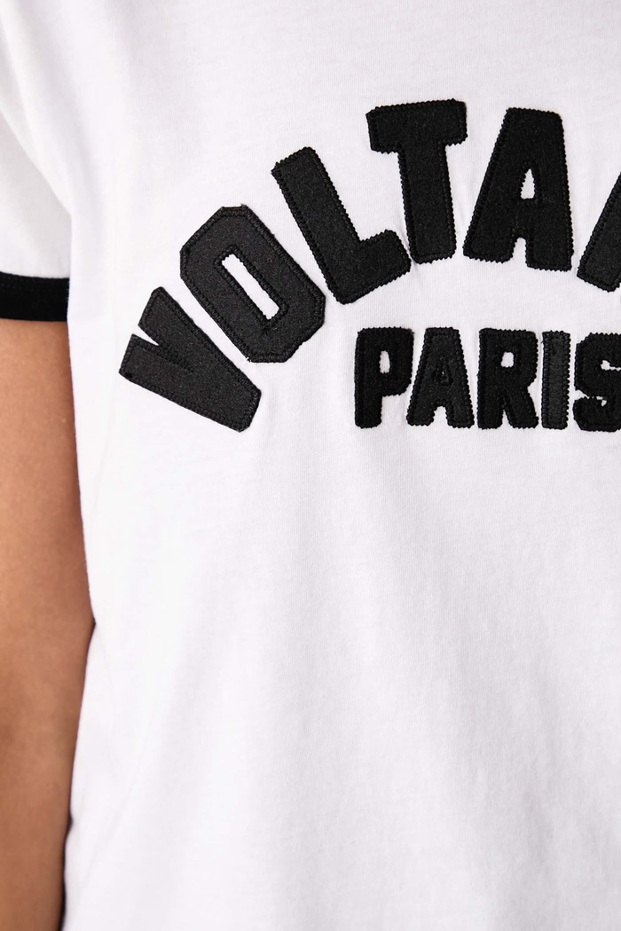 Тениска дамска от памук ALYS Zadig&Voltaire бял JWTS02851