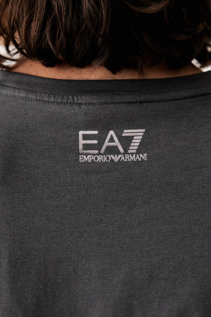 EA7 Emporio Armani T-shirt damski bawełniany z elastanem AF14880.7W001399