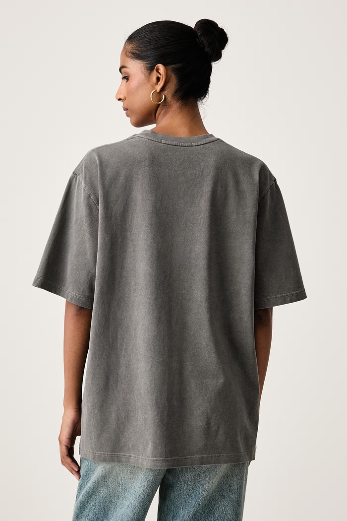 Odzież MSGM T-shirt damski bawełniany 4141MDM103SE.267784 szary