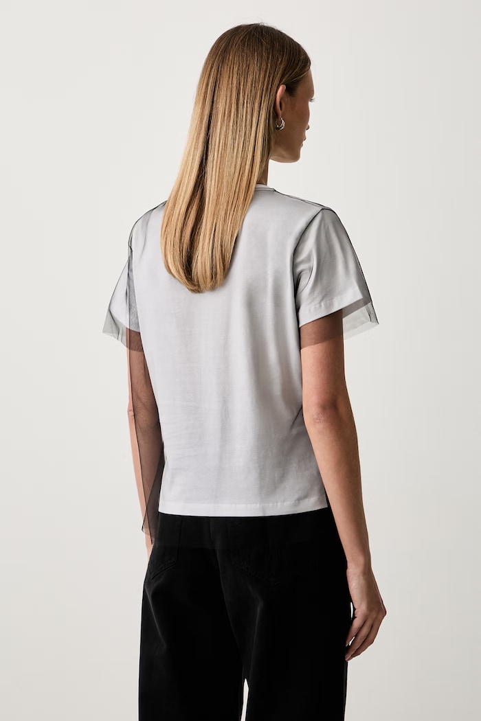 Odzież Patrizia Pepe T-shirt damski 8M0286.J0073 biały