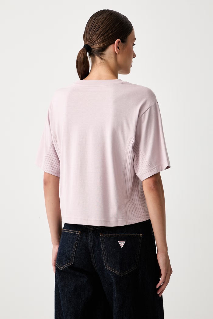 Odzież Puma T-shirt damski bawełniany HER 694030 różowy