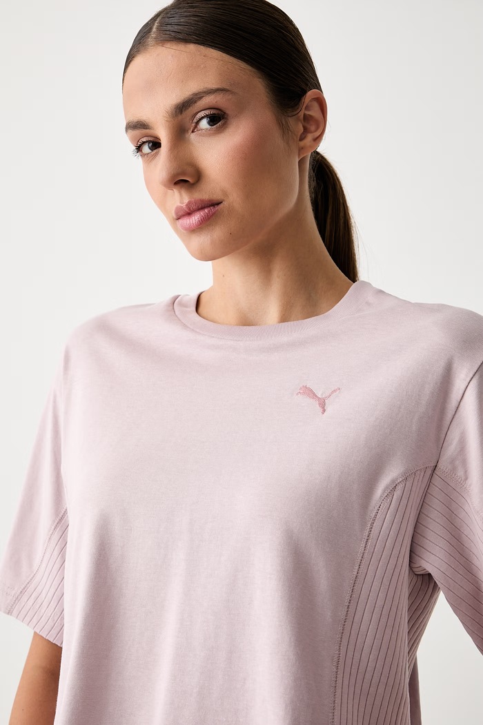 Puma T-shirt damski bawełniany HER różowy 694030