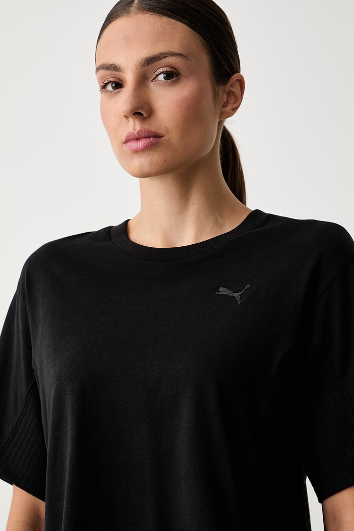 Puma T-shirt damski bawełniany HER czarny 694030