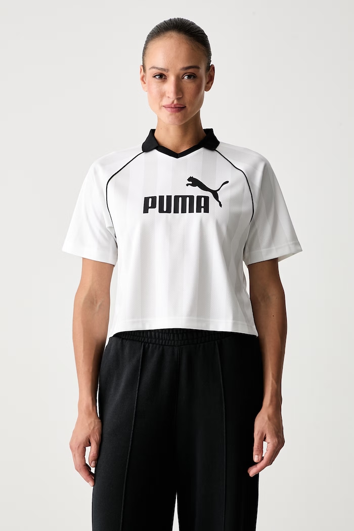 Puma polo damskie Essentials biały 691702