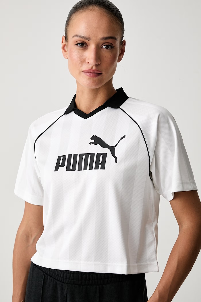 Puma polo damskie Essentials biały 691702