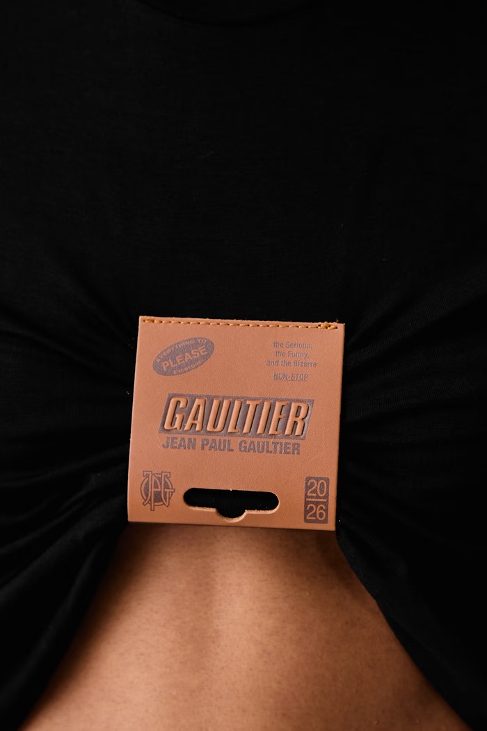 Jean Paul GAULTIER T-shirt z wiskozą damski 26.04.W.TO522.J076.00
