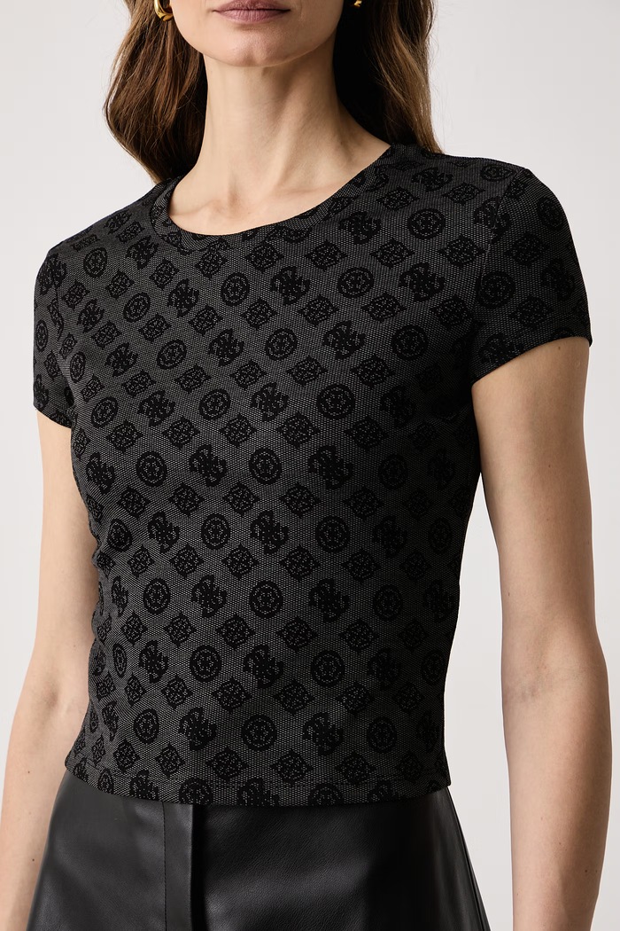 T-shirt damski MARILU Guess V6BP14.K7191 szary
