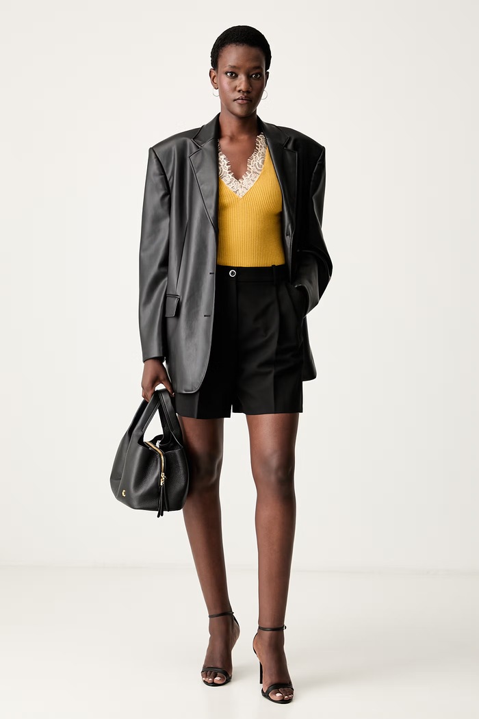 Pinko pleten top ženski z volno 107266.A3I0 rumena AW26