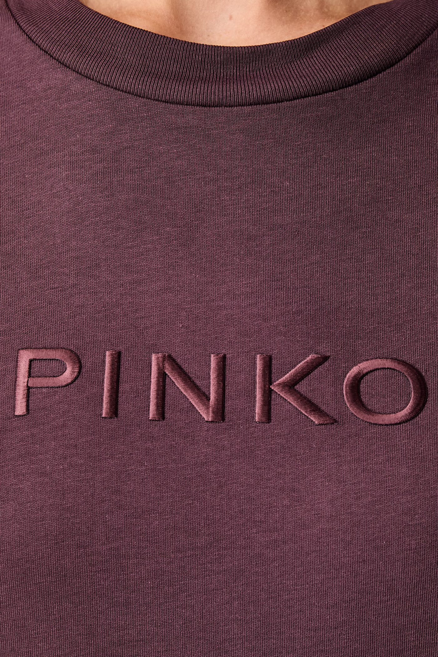 Pinko kratka majica ženska bombažna 101752.A3HN bordo