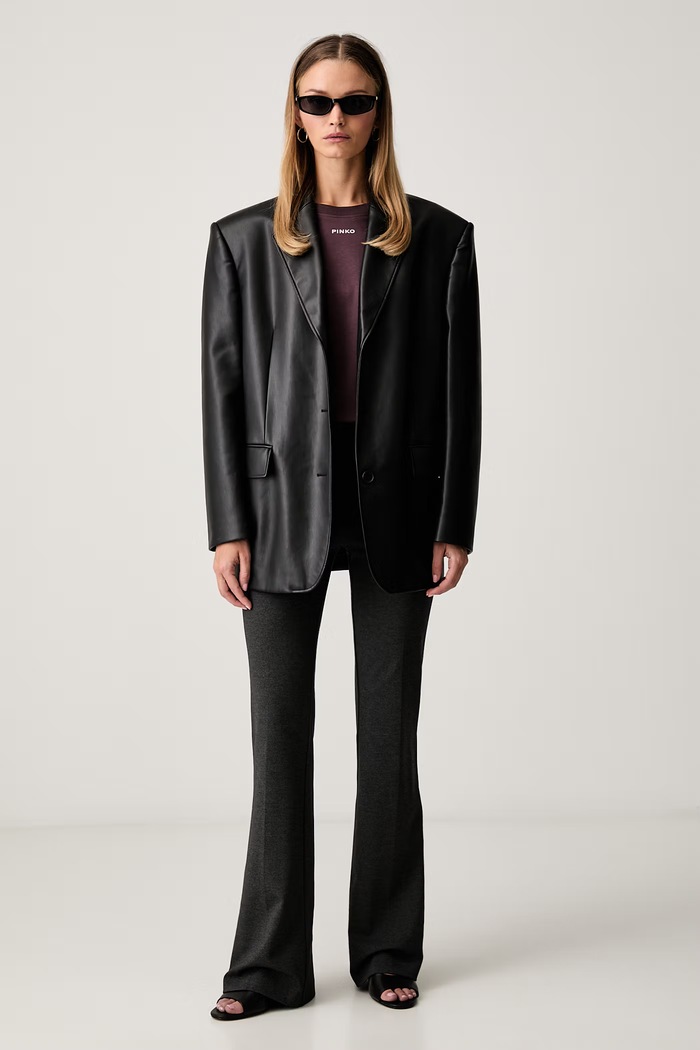 Pinko kratka majica ženska bombažna 100373.A3HK bordo AW26