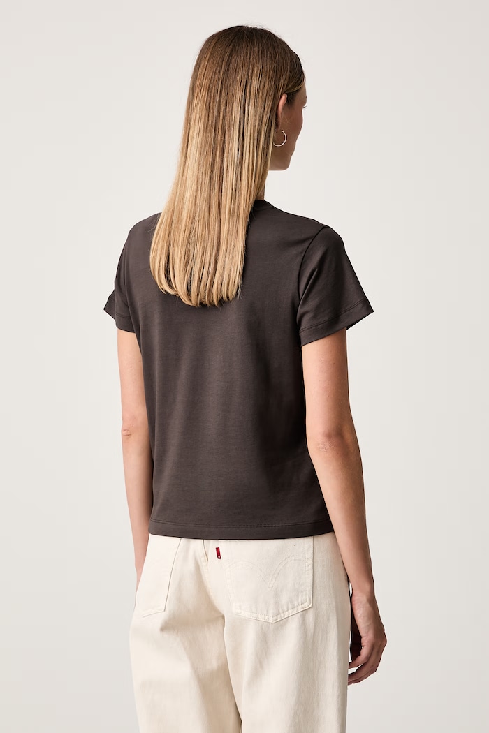 Odzież Pinko T-shirt damski bawełniany 100373.A3HK brązowy