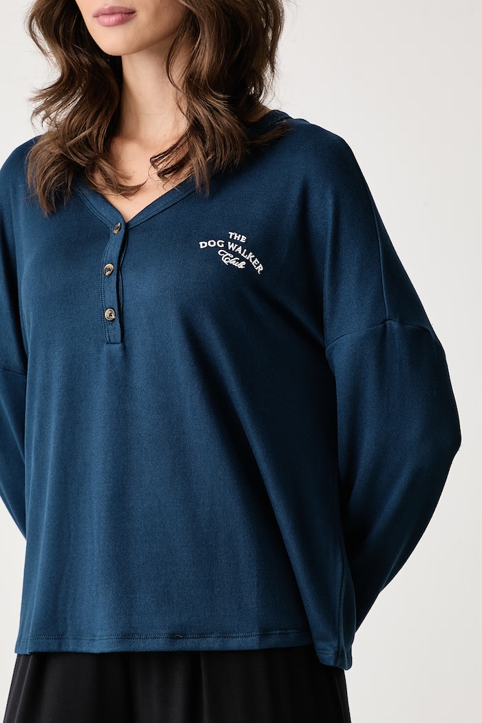Longsleeve damski women'secret 3274545 granatowy