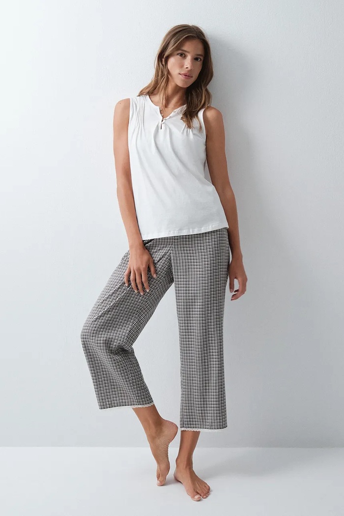 Odzież women'secret Top damski bawełniany 3274547 biały