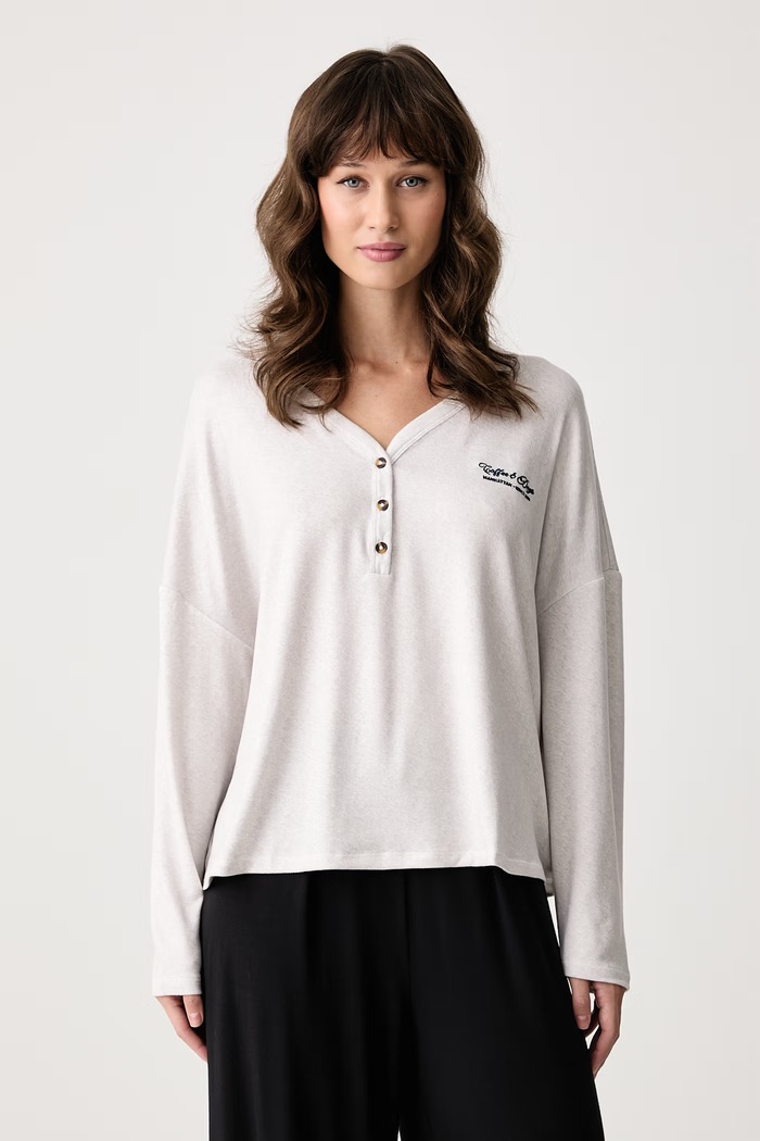 women'secret Longsleeve damski szary 3274544