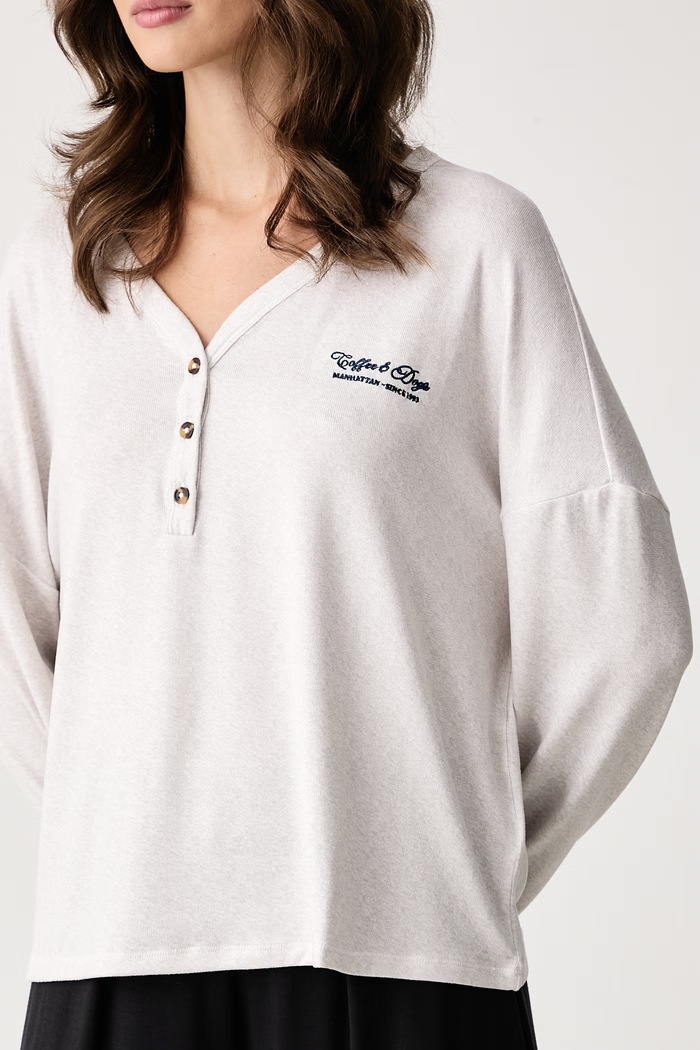 Longsleeve damski women'secret 3274544 szary