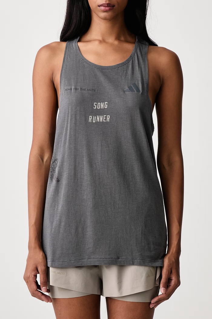 Adidas Running x Song For The Mute top s pamukom za žene adidas Originals siva KY3104