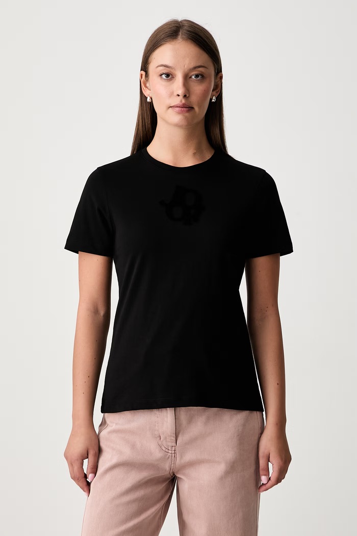 Joop! T-shirt damski bawełniany czarny 30106394