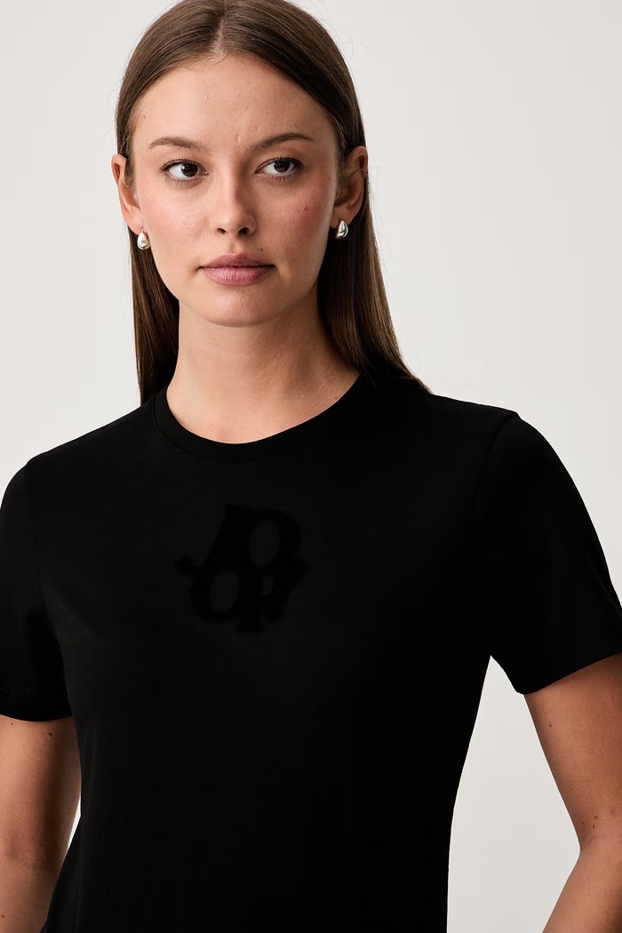 Joop! T-shirt damski bawełniany czarny 30106394
