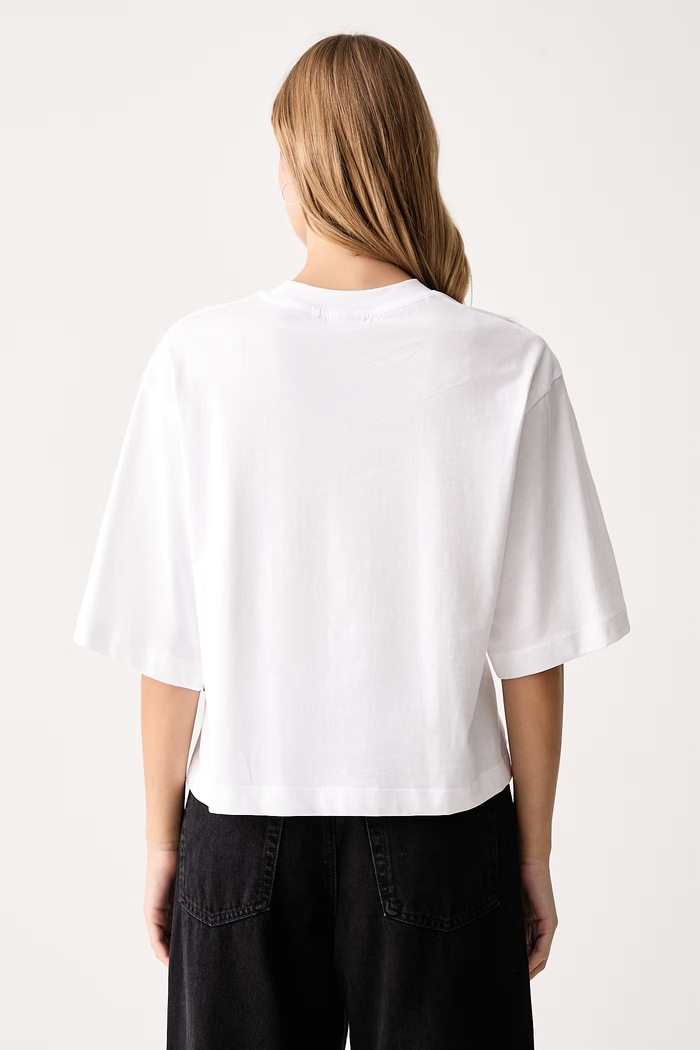Odzież Joop! T-shirt damski bawełniany 30105358 biały