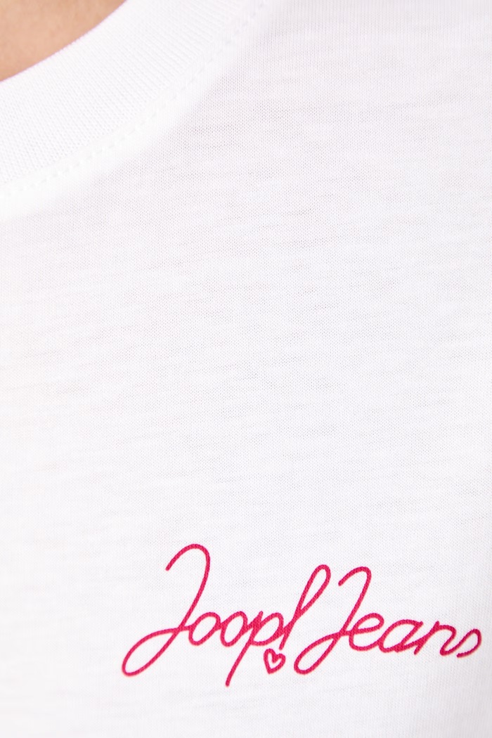 T-shirt damski bawełniany Joop! biały 30105350