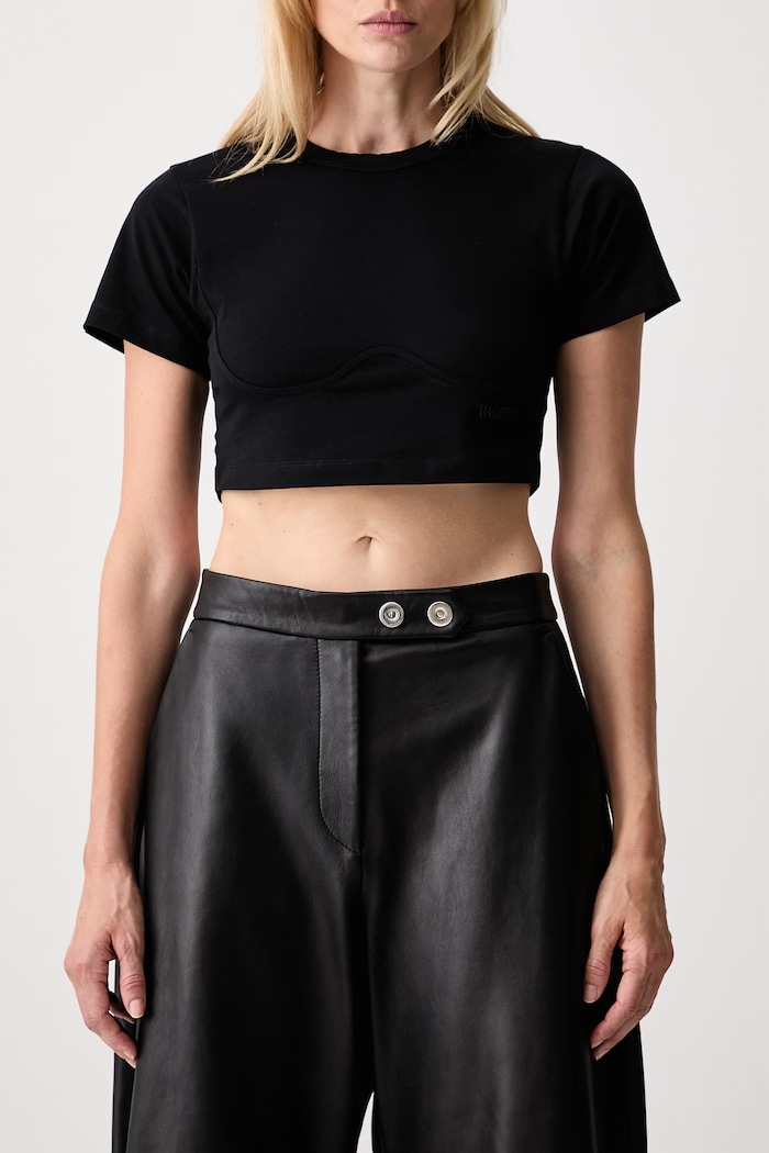 T-shirt cotton Women's The Attico black 261WCT00364JJJ025AA