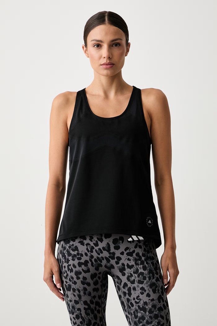 adidas by Stella McCartney top sportowy damski czarny KC2025