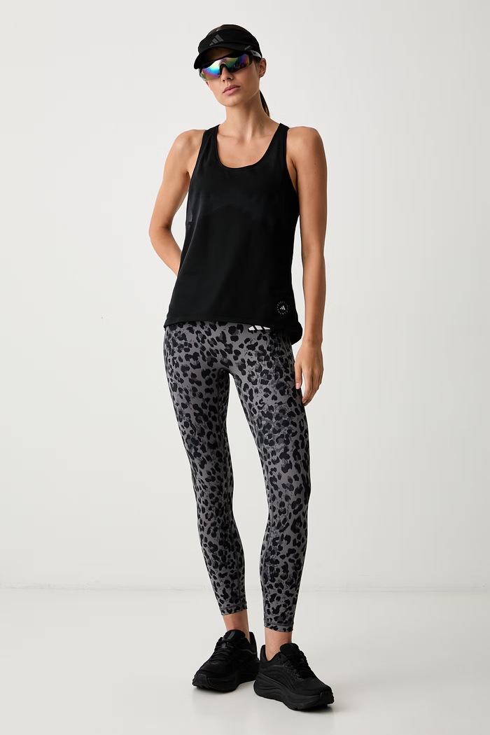 adidas by Stella McCartney top sportowy damski KC2025 czarny AW26